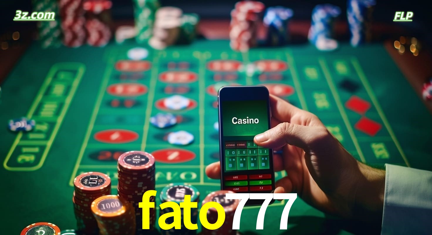Cassino online móvel fato777 com apostas em roleta e fichas de pôquer