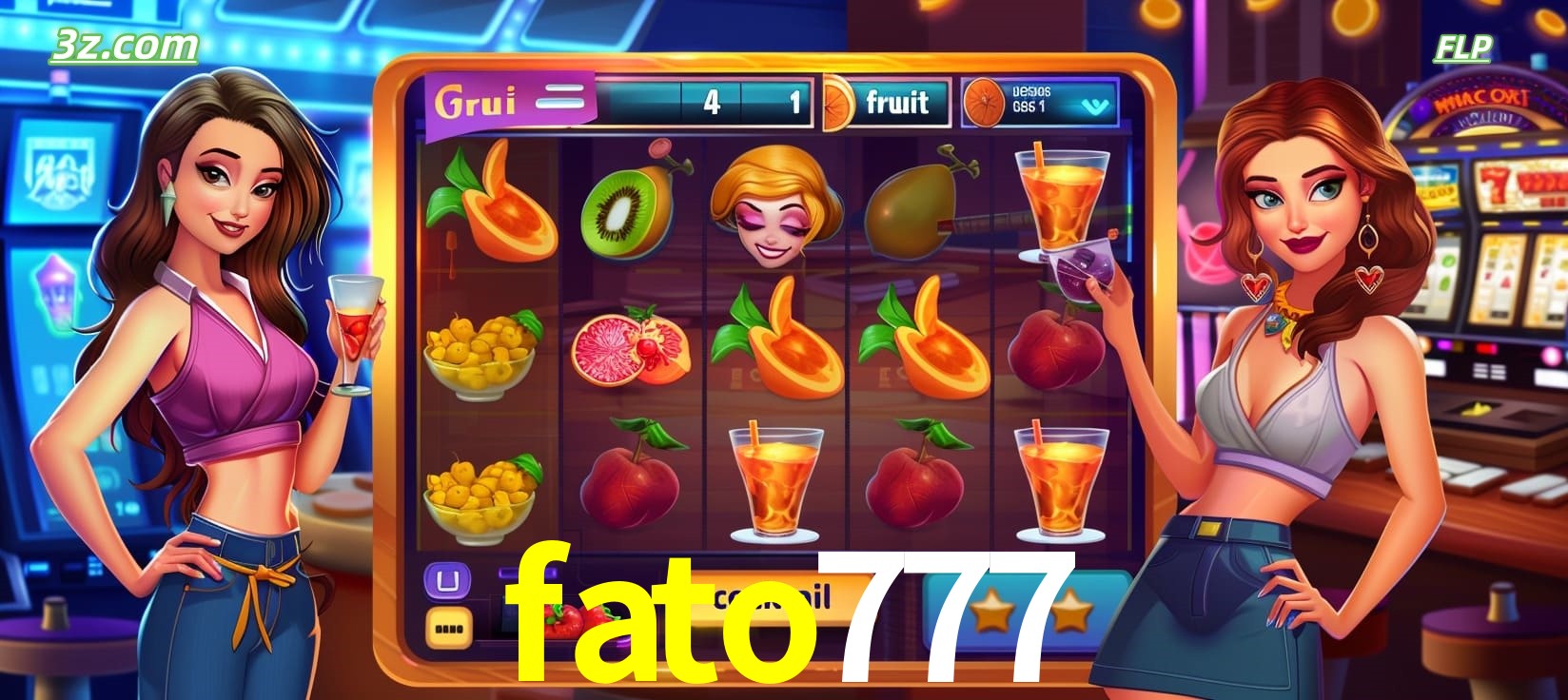 fato777 cassino online com caça-níqueis de frutas e coquetéis coloridos