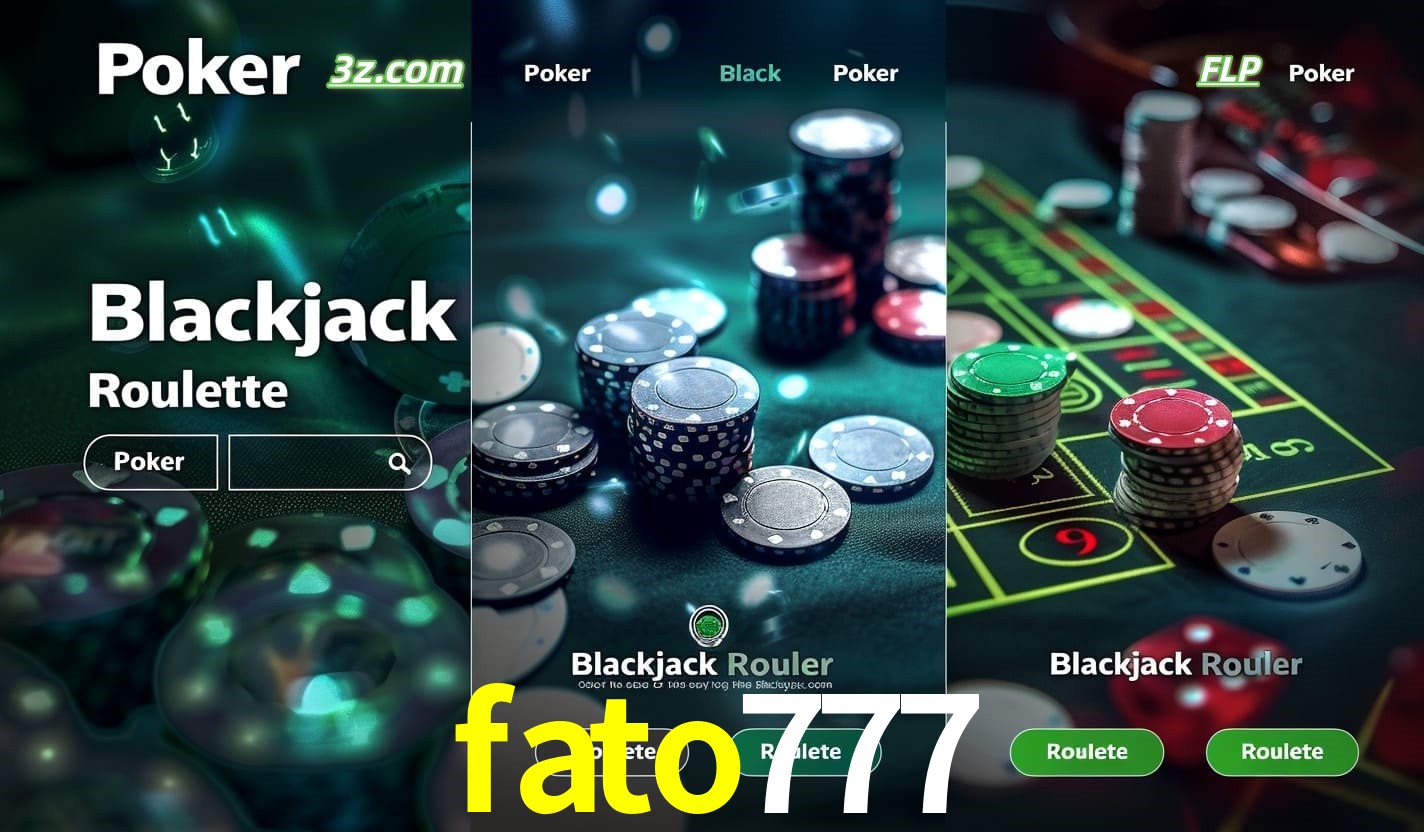 Cassino online fato777 com Poker, Blackjack e Roleta ao vivo para jogadores do Brasil
