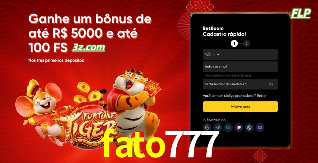 fato777 cassino Brasil bônus de boas-vindas até R$5000 e 100 free spins