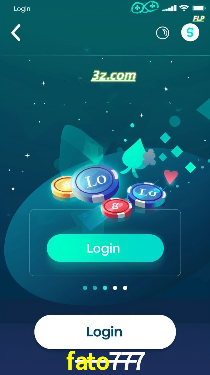 Login no aplicativo de cassino online fato777 Brasil com bônus de boas-vindas